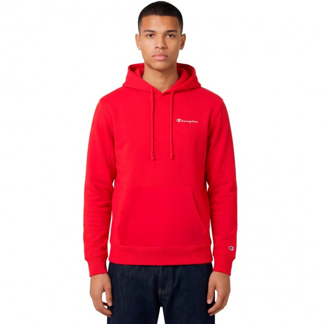 Bluza męska Champion Hooded Sweatshirt czerwona 221791 RS067 L