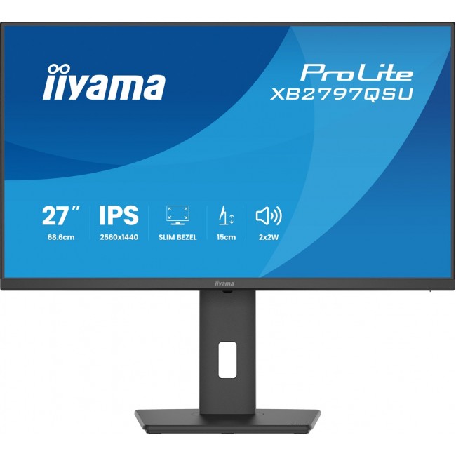 iiyama ProLite XB2797QSU-B1 computer monitor 68.6 cm (27 iiyama ProLite XB2797QSU-B1 computer monitor 68.6 cm (27