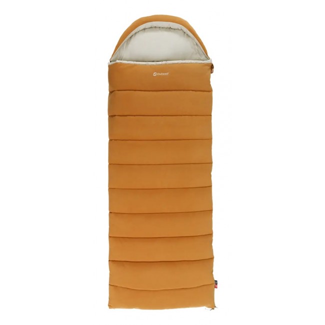 Outwell 230506 sleeping bag Adult Semi-rectangular sleeping bag Cotton, Nylon, Polyester, Recycled polyester Yellow