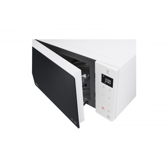 LG MS 23 NECBW, Over the range, Solo microwave, 23 L, 1000 W, Touch, Black, White