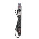 Activejet COMBO 6GN 3M black power strip with cord