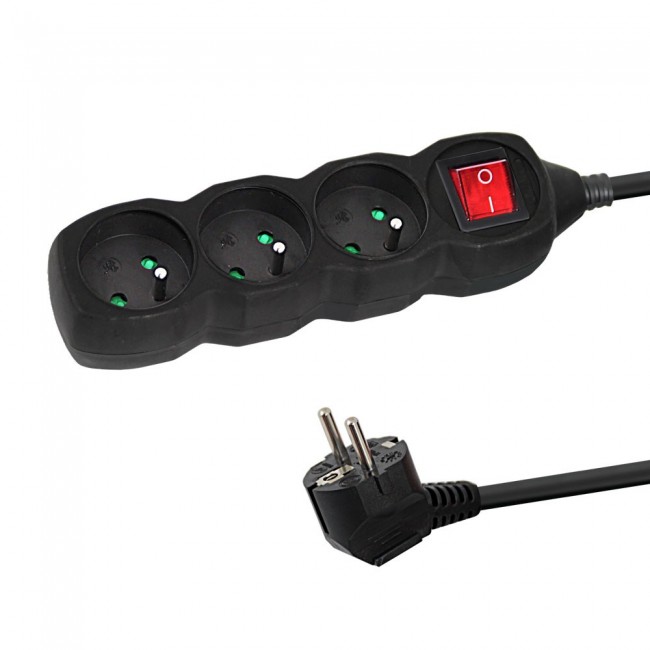 Esperanza ELK210K Power strip 3GN/1,5M Black