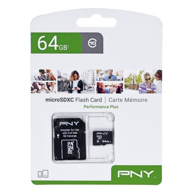 PNY Performance Plus 64 GB MicroSDXC Class 10