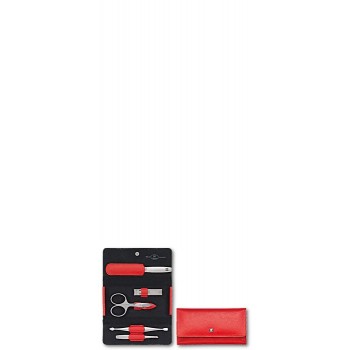 Zwilling Twinox Manicure Set 5 pcs Leather Pouch - Red