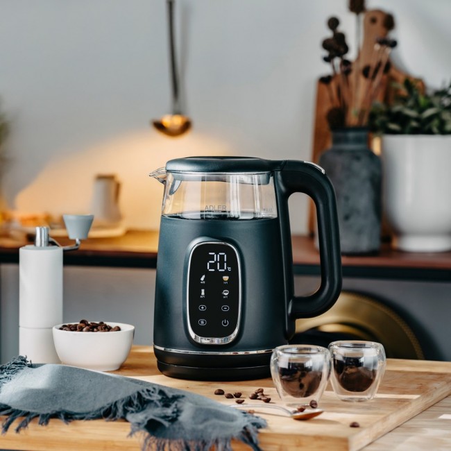 ADLER AD 1305 electric kettle black/silver ADLER AD 1305 electric kettle black/silver