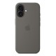 Apple iPhone 16 Silicone Case with MagSafe - Stone Gray