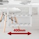 Maclean under-desk cable organizer, max. load 5kg, 2 levels, white, MC-104 W Maclean under-desk cable organizer, max. load 5kg, 2 levels, white, MC-104 W