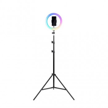 Havit ST7026 - tripod with RGB light ring, black