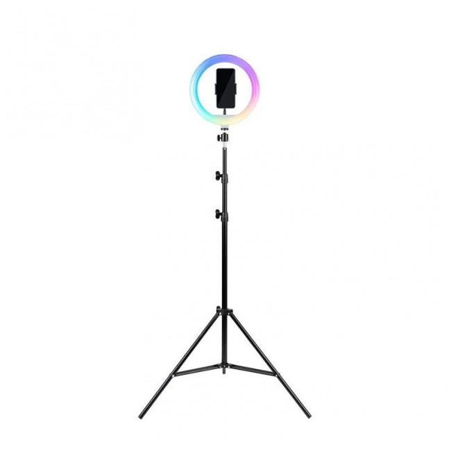 Havit ST7026 - tripod with RGB light ring, black