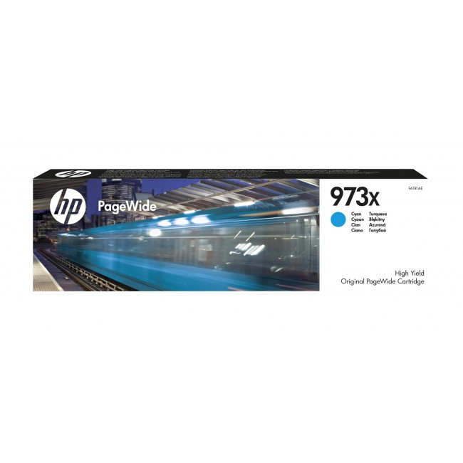 HP 973X - Hojtydende - cyan - original HP 973X - Hojtydende - cyan - original