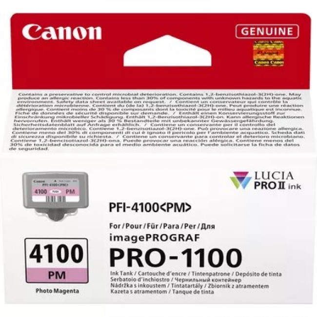 Canon LUCIA PRO II ink cartridge 1 pc(s) Original Standard Yield Photo magenta Canon LUCIA PRO II ink cartridge 1 pc(s) Original Standard Yield Photo magenta