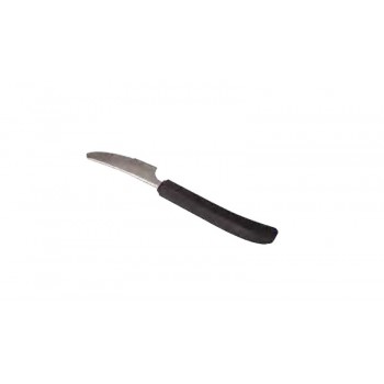 Knife with ergonomic handle straight