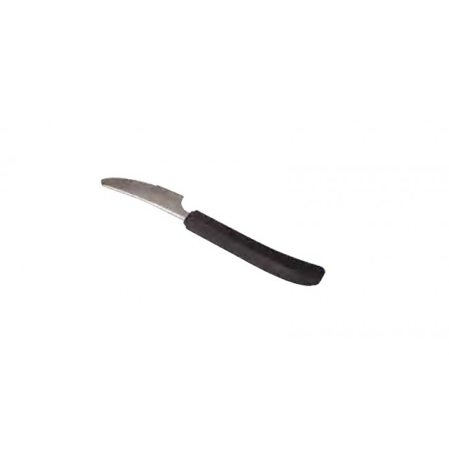 Knife with ergonomic handle straight Knife with ergonomic handle straight