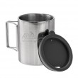 Helikon Thermal mug with lid 250 ml Silver, Black