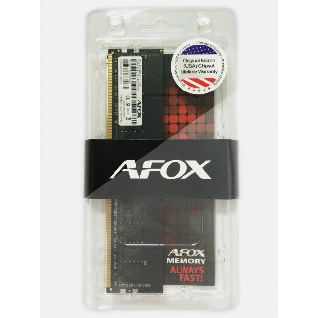 AFOX DDR4 8G 2666MHZ MICRON CHIP RANK1 AFOX DDR4 8G 2666MHZ MICRON CHIP RANK1