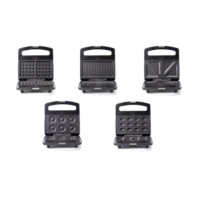 PROMIS 5-in-1 Toaster FORMEA /sandwich, cookies, nuts, waffles, doughnuts, grill/