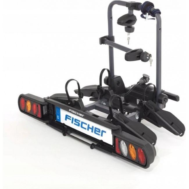 Fischer ProlineEvo 2 car bike rack, holds 2 bikes, 60kg Fischer ProlineEvo 2 car bike rack, holds 2 bikes, 60kg