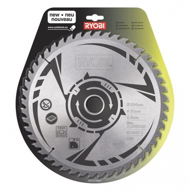 Ryobi SB254T48A1 circular saw blade 25.4 cm 1 pc(s)