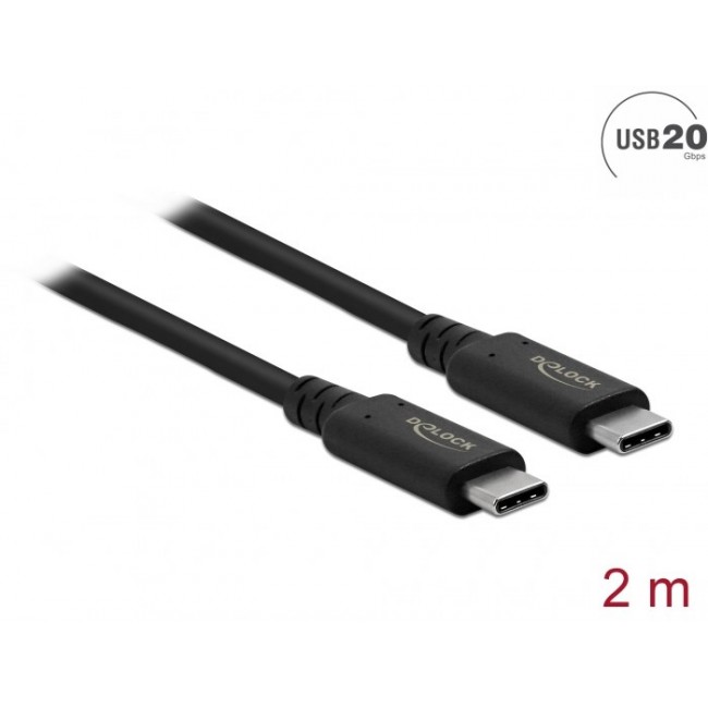 DeLOCK USB4 20 Gbps Cable 2 m DeLOCK USB4 20 Gbps Cable 2 m
