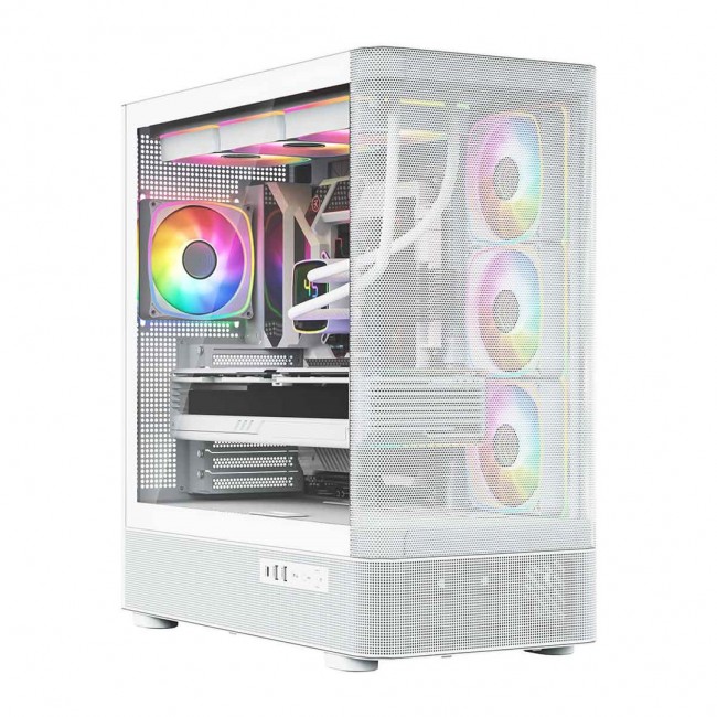 MODECOM Volcano Volcano AQ300 ARGB Midi White
