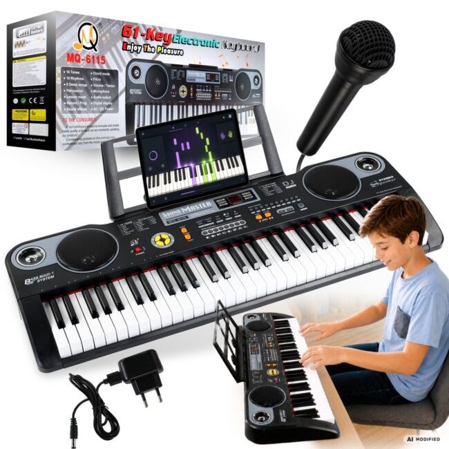 MQ 6115 keyboard elektroniczny edukacyjny przeno n