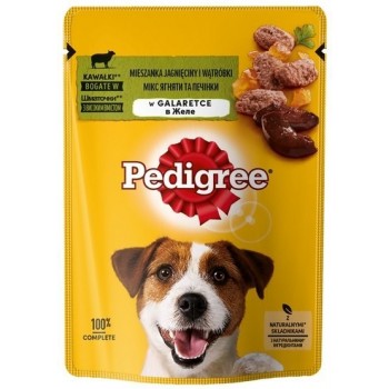 PEDIGREE Adult mix of lamb and liver - wet dog food - 100 g