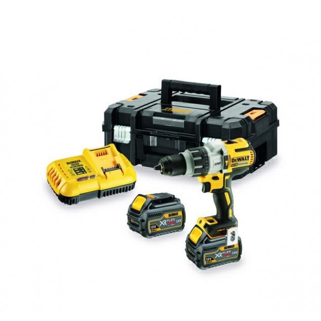 DEWALT IMPACT DRILL DRIVER 18V 95/66Nm 3-SPEED 2 x 6.0Ah CASE TSTAK DCD996T2 DEWALT IMPACT DRILL DRIVER 18V 95/66Nm 3-SPEED 2 x 6.0Ah CASE TSTAK DCD996T2