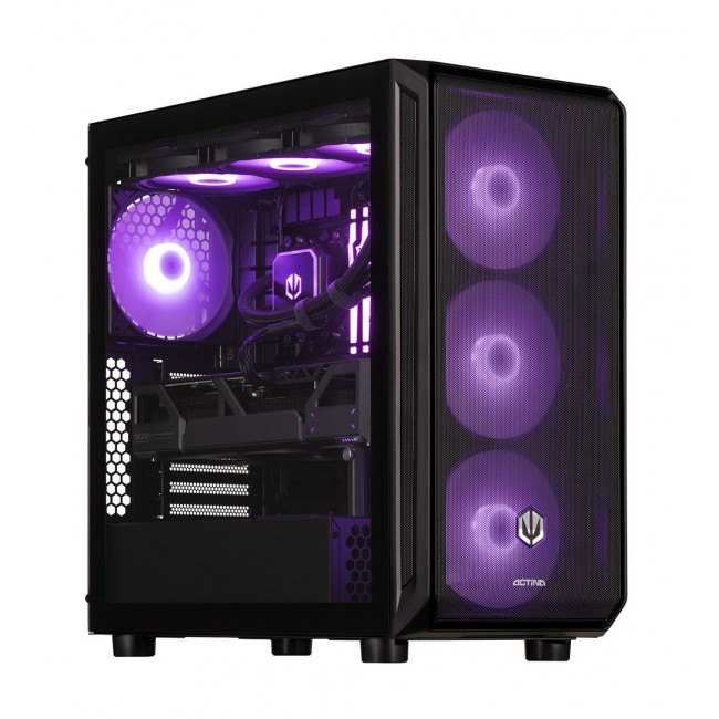 Actina 5901443414643 PC AMD Ryzen 7 7800X3D 32 GB DDR5-SDRAM 2 TB SSD AMD Radeon RX9070XT Midi Tower Black Actina 5901443414643 PC AMD Ryzen 7 7800X3D 32 GB DDR5-SDRAM 2 TB SSD AMD Radeon RX9070XT Midi Tower Black