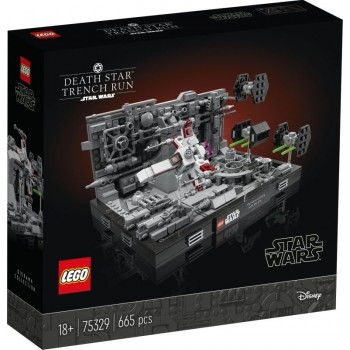 LEGO STAR WARS 75329 DIORAMA: DEATH STAR TRENCH RUN