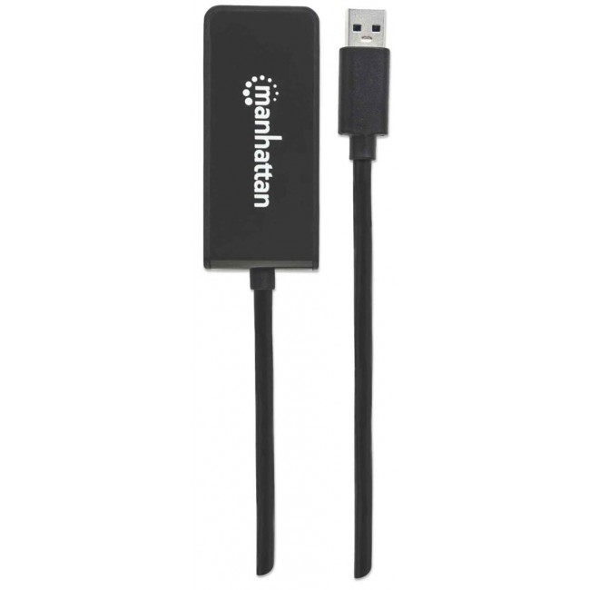 Manhattan USB-A to HDMI Adapter Cable, 60cm, Male to Female, 5 Gbps (USB 3.2 Gen1 aka USB 3.0), 2560x1440 @ 32-bit colour, Full HD video 1080p@16:9, Black, Blister Manhattan USB-A to HDMI Adapter Cable, 60cm, Male to Female, 5 Gbps (USB 3.2 Gen1 aka USB 3.0), 2560x1440 @ 32-bit colour, Full HD video 1080p@16:9, Black, Blister