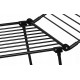 AMALFI foldable laundry drying rack, black AMALFI foldable laundry drying rack, black