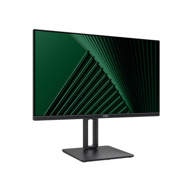 MSI Pro MP245PG 24 Inch Monitor, FHD (1920 x 1080), 100Hz, IPS, 1ms, 1x HDMI 1.4b, 1x DP 1.2a output, 1x D-Sub(VGA), Built-in Speakers, Anti-Glare, Anti-Flicker, Less Blue light, T V Certified, VESA, Kensington, 4-way adjustable stand, Black MSI Pro MP245PG 24 Inch Monitor, FHD (1920 x 1080), 100Hz, IPS, 1ms, 1x HDMI 1.4b, 1x DP 1.2a output, 1x D-Sub(VGA), Built-in Speakers, Anti-Glare, Anti-Flicker, Less Blue light, T V Certified, VESA, Kensington, 4-way adjustable stand, Black
