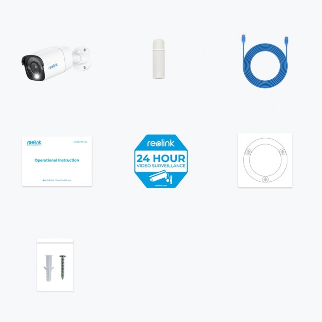 Reolink P340 - Smart 12MP PoE Bullet Camera, Person/Vehicle/Pet Alerts, Color Night Vision, Two-Way Audio Reolink P340 - Smart 12MP PoE Bullet Camera, Person/Vehicle/Pet Alerts, Color Night Vision, Two-Way Audio