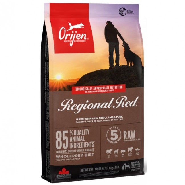 ORIJEN Regional Red - dry dog food - 11,4kg ORIJEN Regional Red - dry dog food - 11,4kg