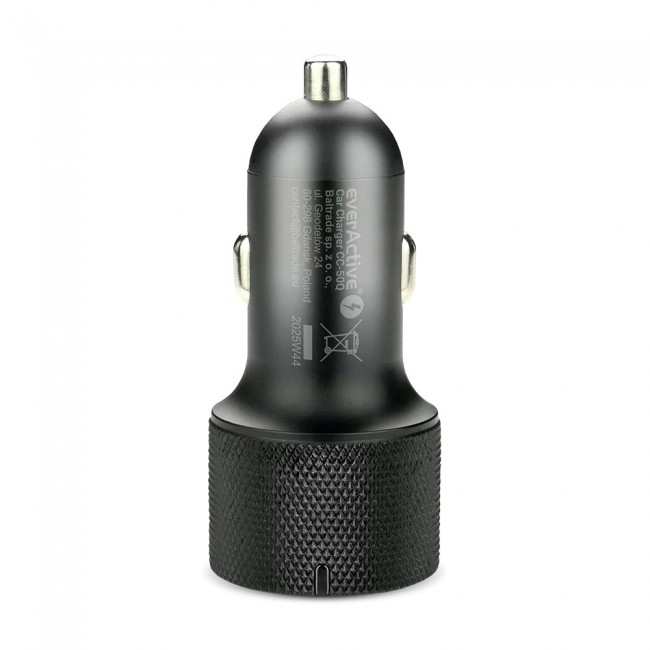 Car charger everActive CC-50Q USB QC3.0 + USB-C PD 75W