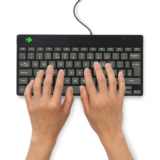 R-Go Tools Ergonomic keyboard R-Go Compact Break, compact keyboard with break software, QWERTY (UK), wired, black R-Go Tools Ergonomic keyboard R-Go Compact Break, compact keyboard with break software, QWERTY (UK), wired, black