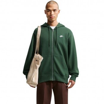 Bluza męska Nike Club BB FZ Hoodie zielona FN3861 323 S