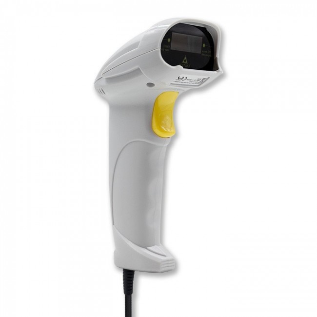 Qoltec 50877 Laser scanner 1D | USB | White