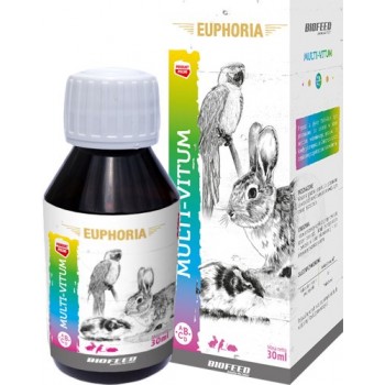 BIOFEED Euphoria Multi-Vitum Egzo - vitamins for rodents, rabbits and birds - 30ml