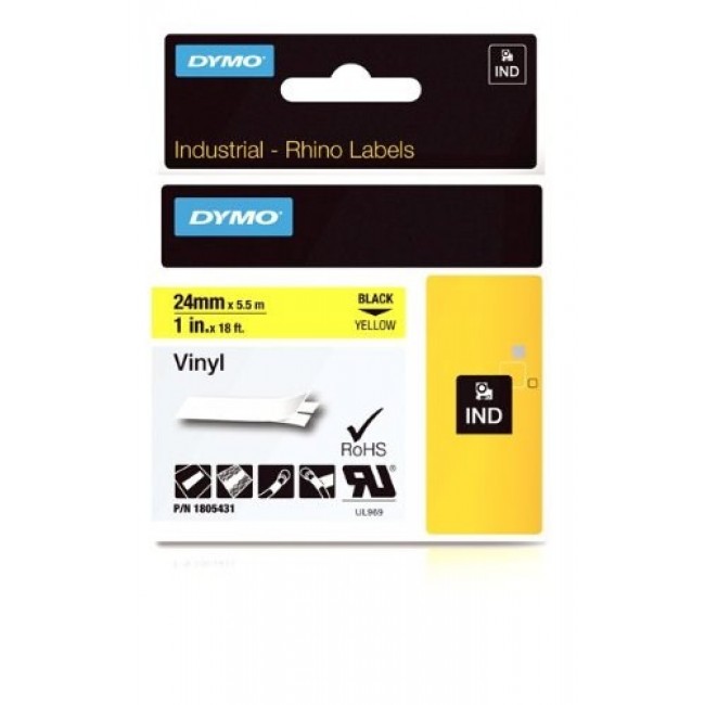DYMO IND Vinyl Labels DYMO IND Vinyl Labels