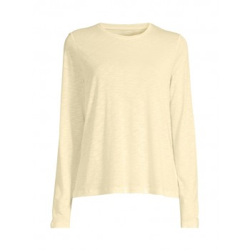 Women's training shirt Casall Soft Texture Long Sleeve yellow