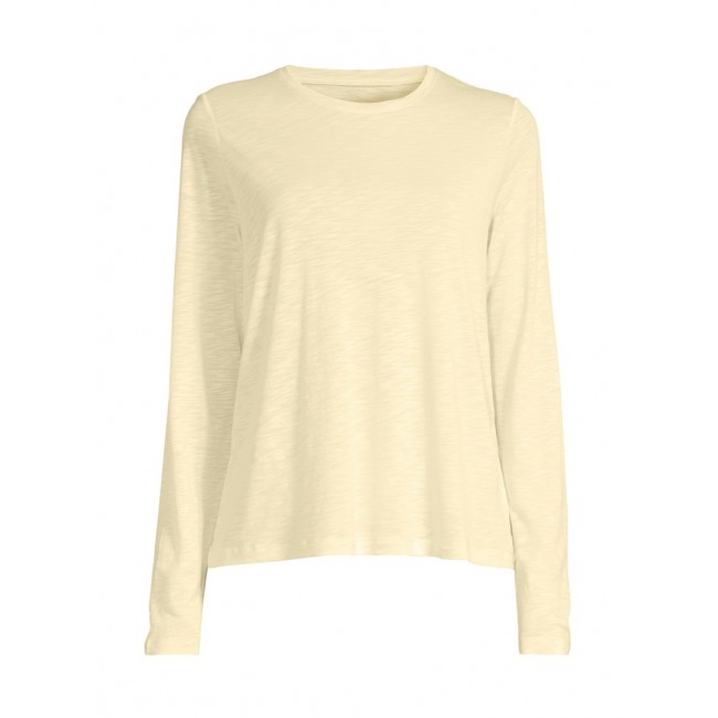 Women's training shirt Casall Soft Texture Long Sleeve yellow