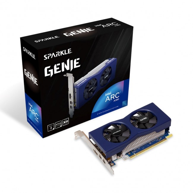 Sparkle Intel Arc A380 GENIE, 6GB GDDR graphics card Sparkle Intel Arc A380 GENIE, 6GB GDDR graphics card