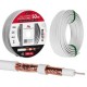 Maclean MCTV-472 coaxial cable RG-6/U 100 m White Maclean MCTV-472 coaxial cable RG-6/U 100 m White