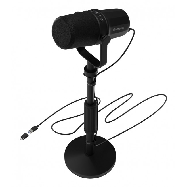 GENESIS RADIUM 750D Black PC microphone GENESIS RADIUM 750D Black PC microphone