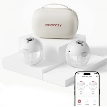 Momcozy M5 Breast pump with app control Double set Grey