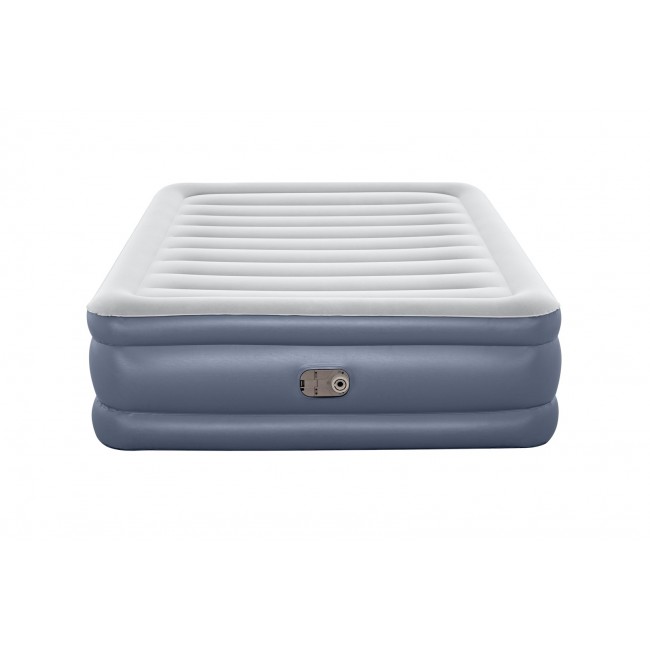 Bestway Tritech Air Mattress Queen with Built-in AC Pump and Antimicrobial Coating 2.03 m x 1.52 m x 51 cm