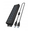 ICY BOX IB-HUB1720-U3 USB 3.2 Gen 1 (3.1 Gen 1) Type-B Black ICY BOX IB-HUB1720-U3 USB 3.2 Gen 1 (3.1 Gen 1) Type-B Black