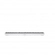 CHERRY KC 200 MX keyboard Universal USB QWERTZ German Silver, White