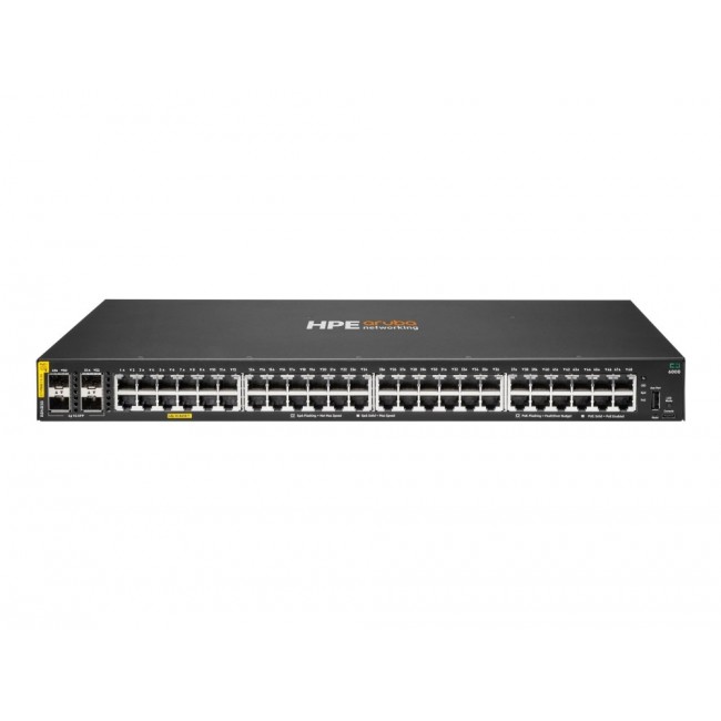 HPE Aruba Networking CX 6000 48p 10M/100M/1G Class4 PoE 4p SFP 1G 370W Switch